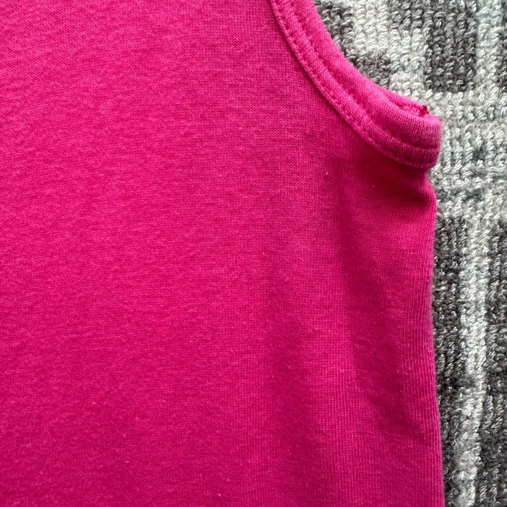 Mossimo Supply Co. Hot Pink Sleeveless Cotton Tank Top Cotton - Picture 8 of 11